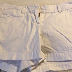 Loft white summer shorts size 2